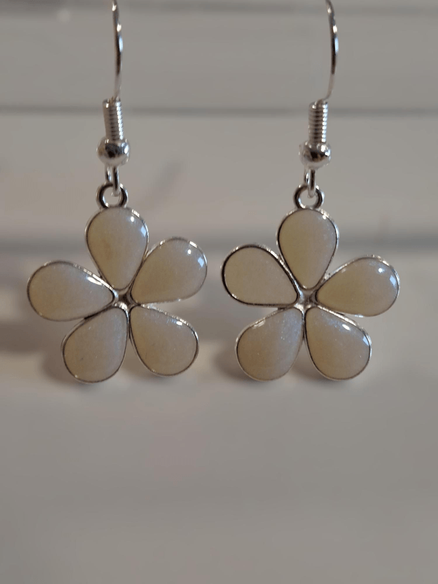 Flower earrings pearl 